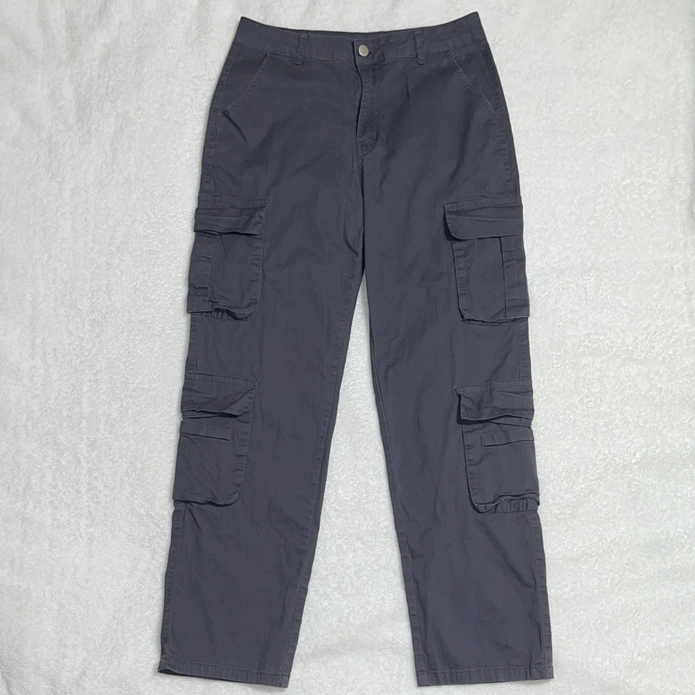 Women's Dark Gray Cargo Pants